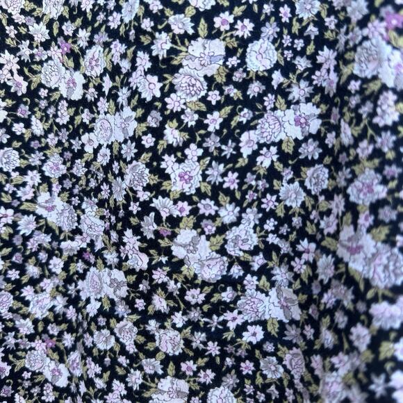 Lot x 2 Chaps No Iron Button Up Shirts 1X Floral & Polka Dots Cotton Flip Cuff - Picture 8 of 14